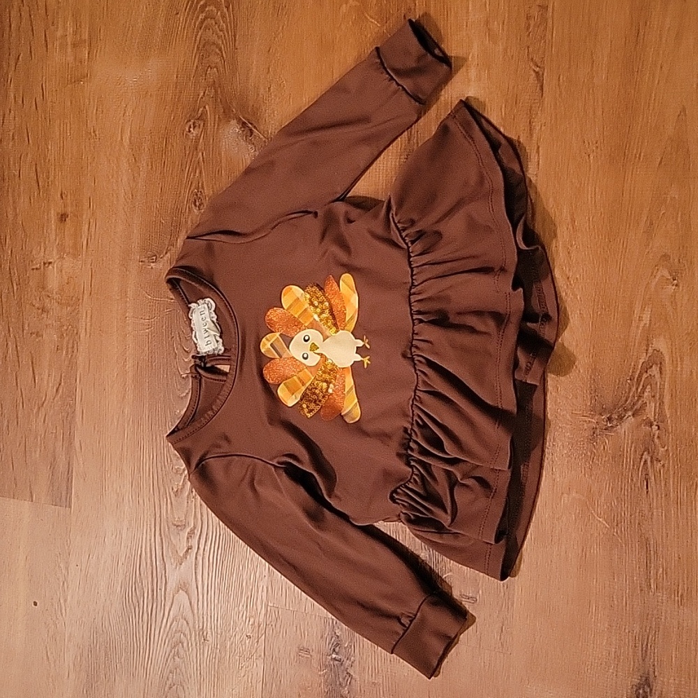 Thanksgiving turkey 18 month shirt